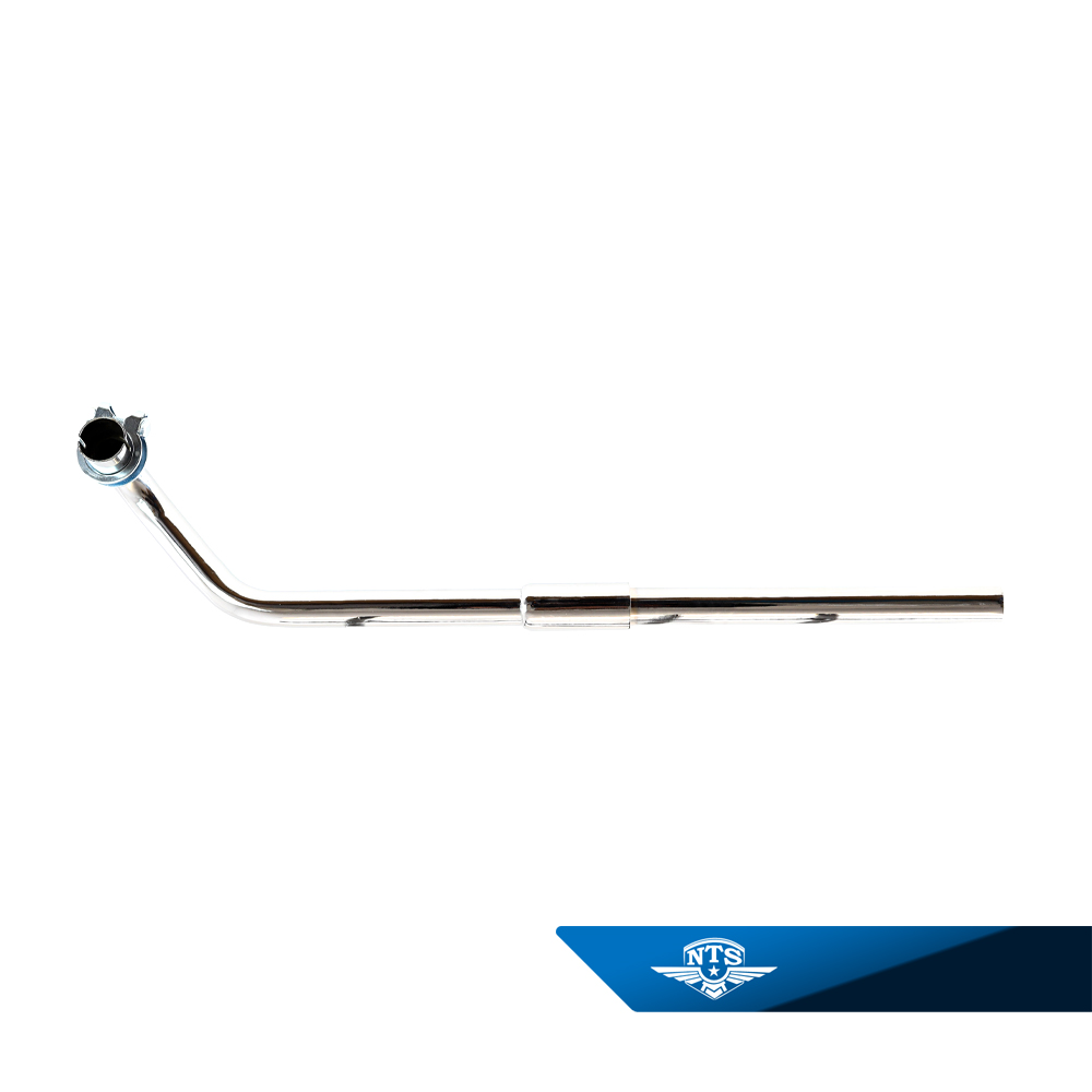 Avgasrör Hercules Prima, 22/26mm. Vänster sida.