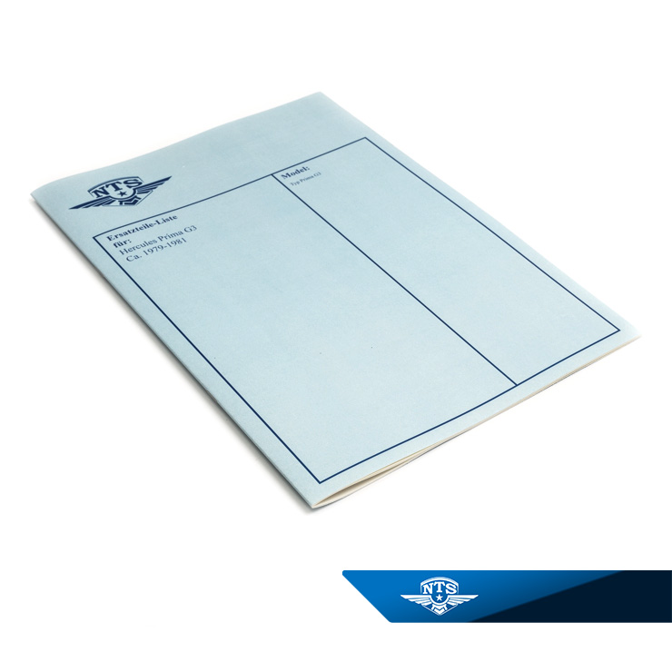 Reservdelskatalog Hercules Prima G3.