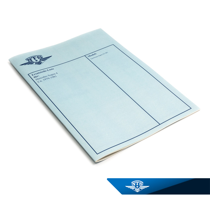 Reservdelskatalog Hercules Supra 4.