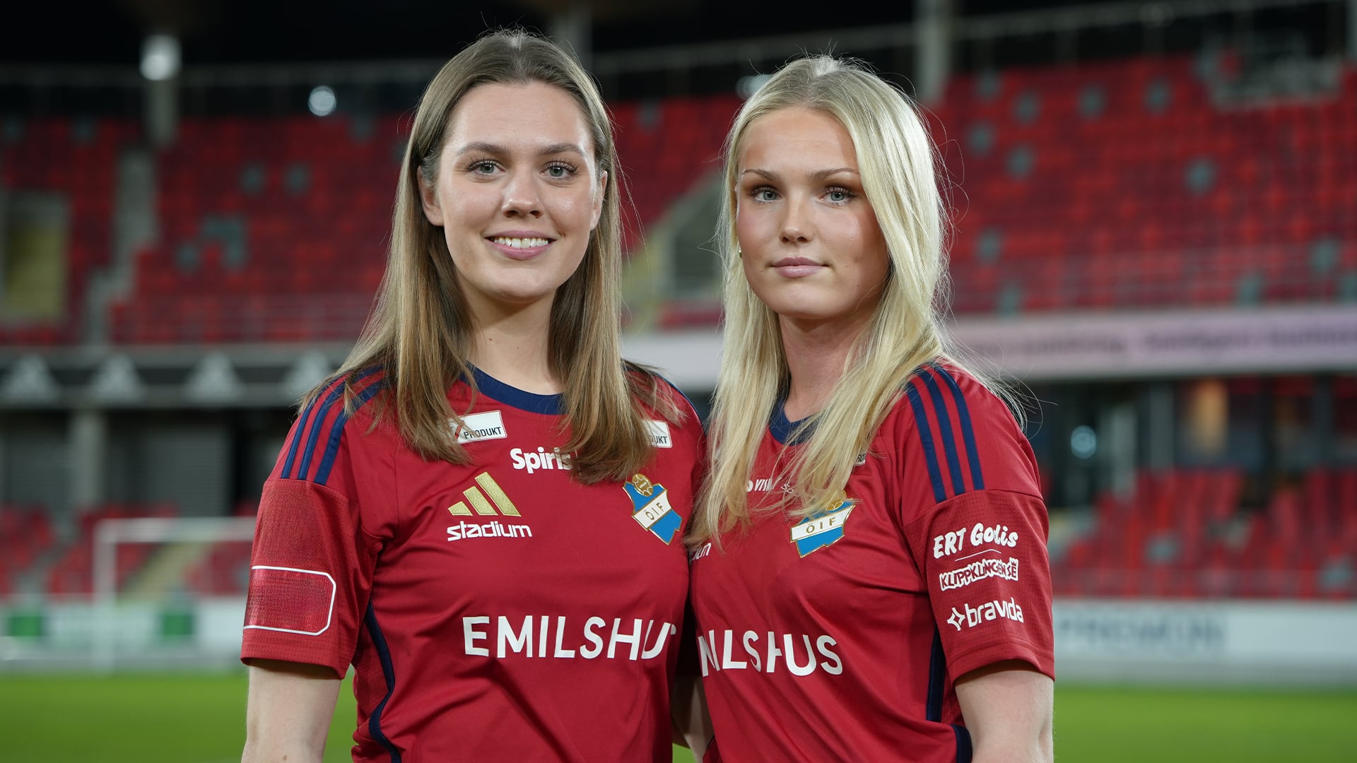 Tilde Bratvoldengen och Ester Åkesson klara för spel i Östers IF